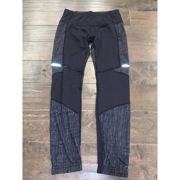 prAna Black Womens Running Jogging Yoga Reflective Pants Size S SMALL - Picture 3 of 10